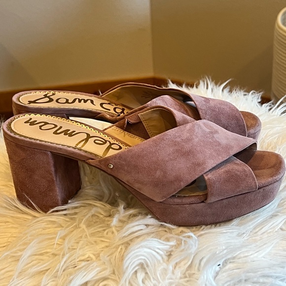Sam Edelman fuzzy platform heels - Picture 4 of 4